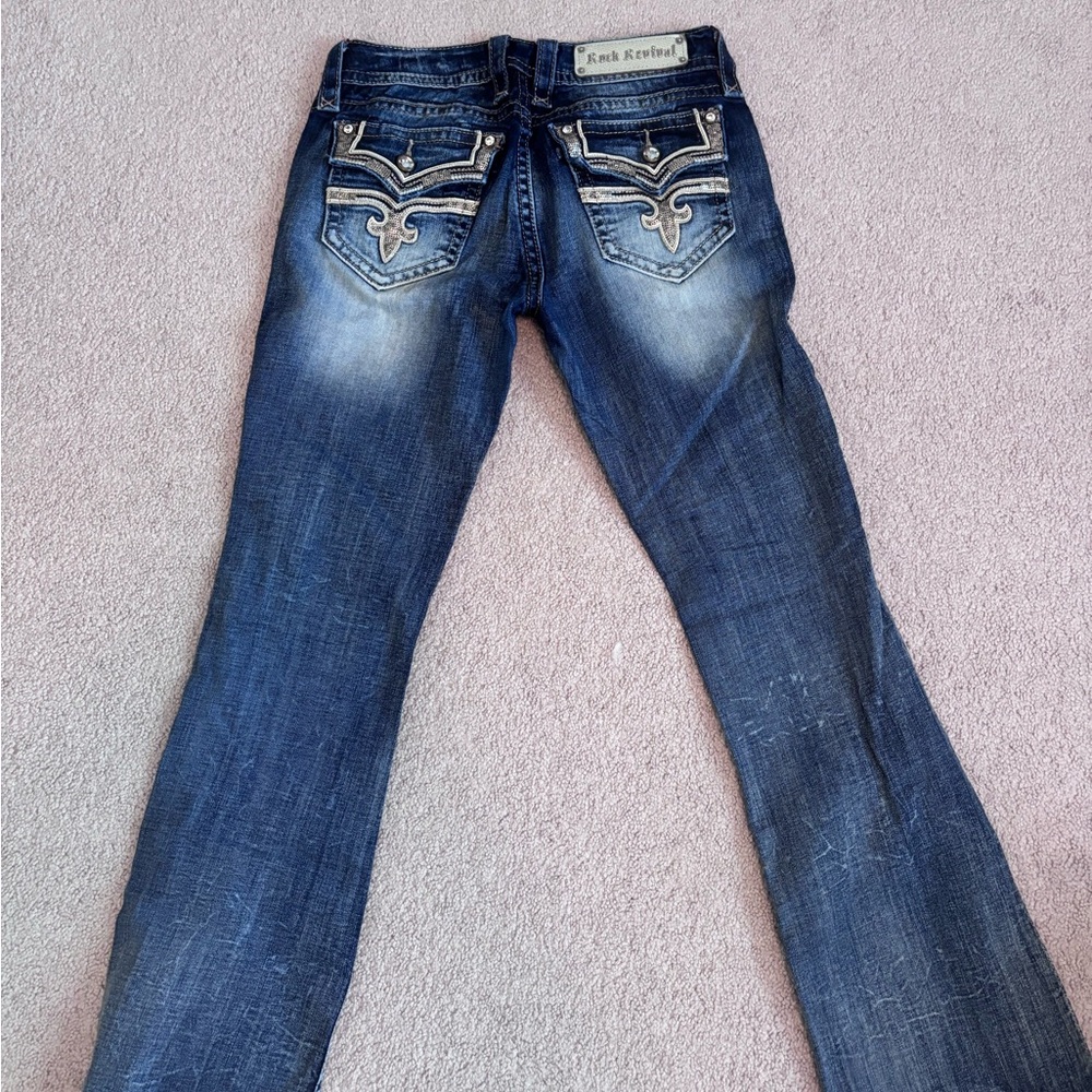 Rock Revival Blue Boot Cut Jeans